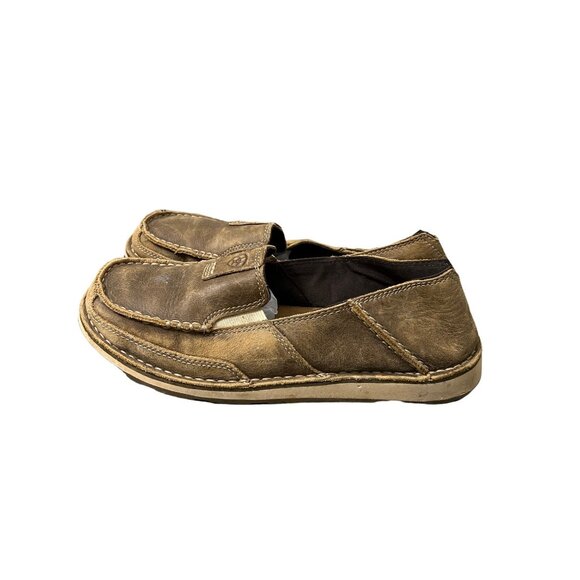 Ariat Mens Tan Leather Cruiser Slip On Casual Loafer Shoes Size 9 B main image 4